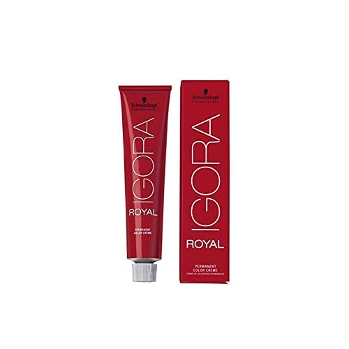 Schwarzkopf Professional - Tintura permanente para el cabello Igora Royal, tono 8-77, color rubio claro cobre, 2.11 onzas (60 g)