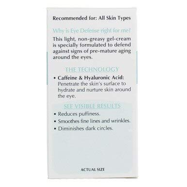 L'Oréal Paris Dermo-Expertise Eye Defense Crema para Ojos con Cafeína y Ácido Hialurónico 0.5 onzas
