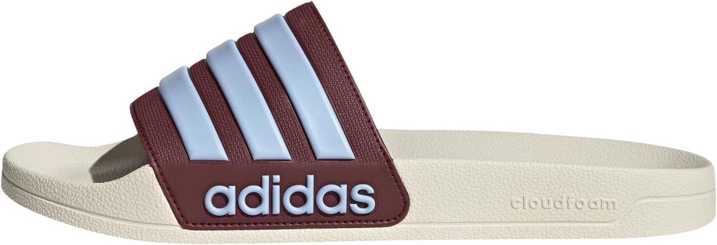 adidas Hombres Adilette Ducha Arsenal Sandalias Casual Casual - Rojo