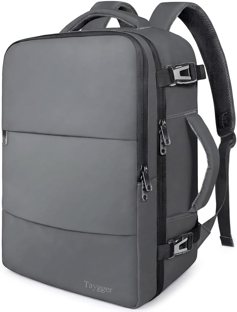 Taygeer - Mochila de viaje para mujeres, mochila de cabina con puerto de carga USB y bolsa para zapatos, mochila TSA para laptop de 15.6 pulgadas aprobada para vuelos, bolsa de enfermera, mochila | 15.6inch Laptop Mochila with Water Bottle Pocket & Shoe P