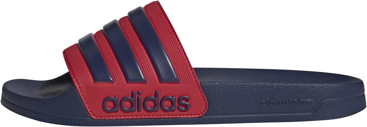 adidas Hombres Adilette Ducha Arsenal Sandalias Casual Casual - Rojo