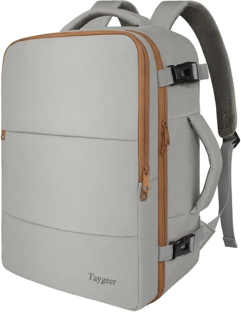 Taygeer - Mochila de viaje para mujeres, mochila de cabina con puerto de carga USB y bolsa para zapatos, mochila TSA para laptop de 15.6 pulgadas aprobada para vuelos, bolsa de enfermera, mochila | 15.6inch Laptop Mochila with Water Bottle Pocket & Shoe P
