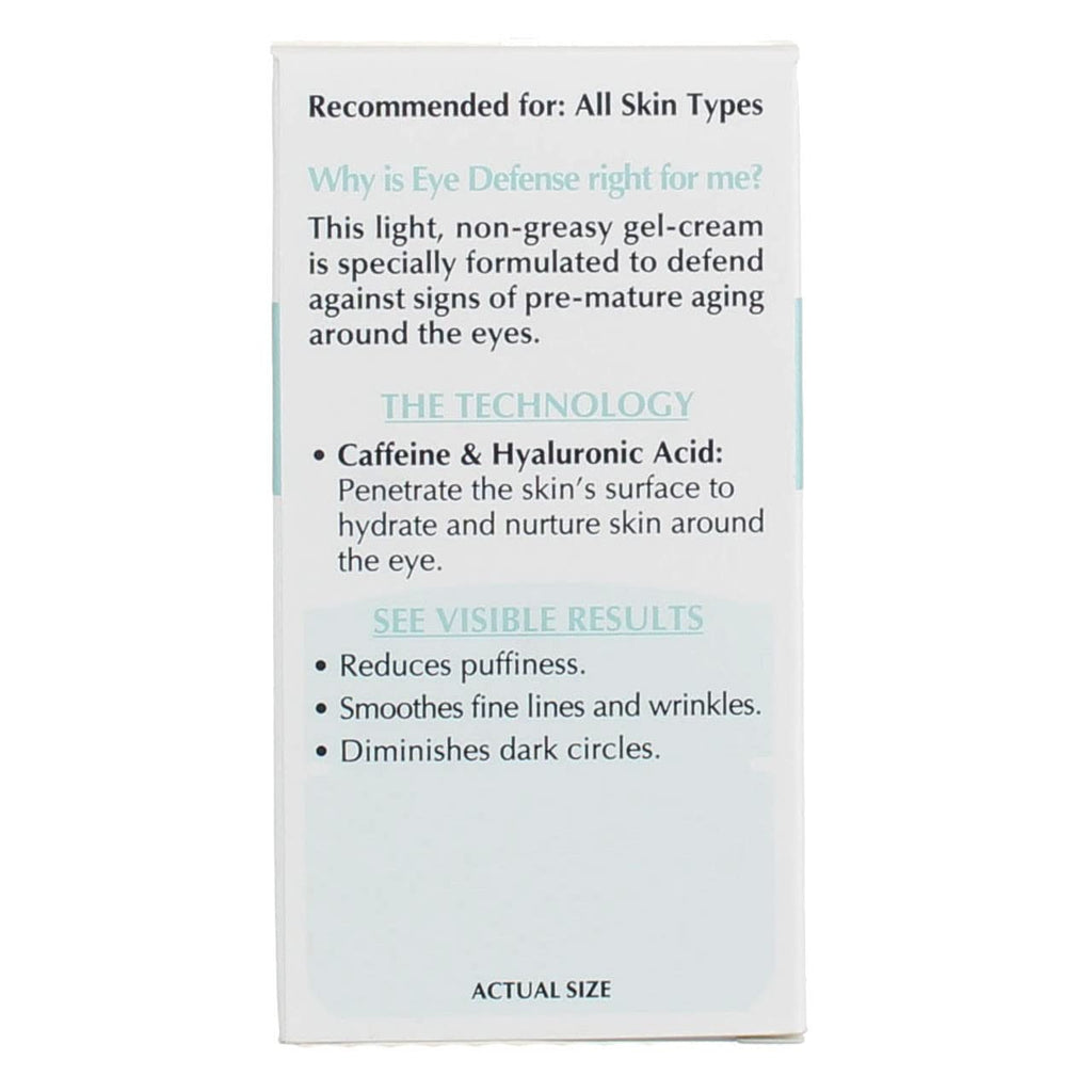 L'Oréal Paris Dermo-Expertise Eye Defense Crema para Ojos con Cafeína y Ácido Hialurónico 0.5 onzas