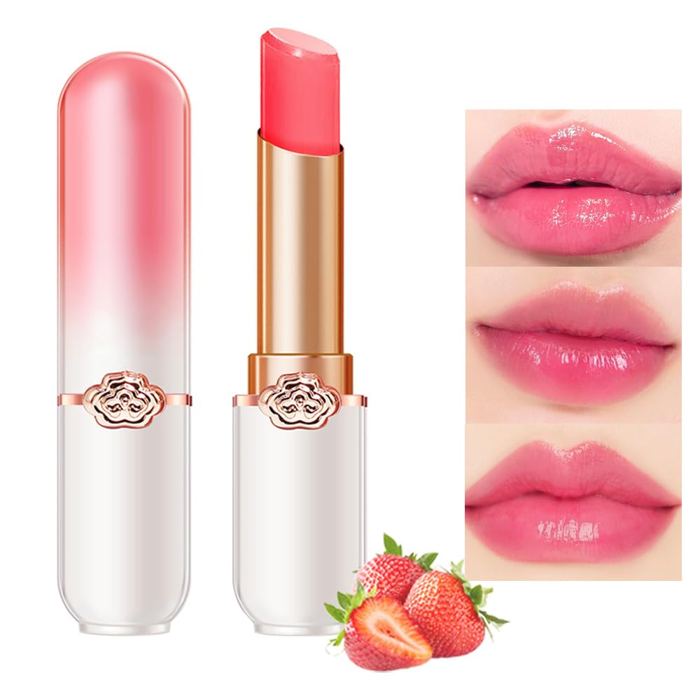 BINGBRUSH 6 piezas de lápiz labial que cambia de color con sabor a fruta, la reina, PH Mood, labios de larga duración, brillo labial, bálsamo labial, tinte mágico, maquillaje para mujer | Long-Lasting Comfort ,Personalized Shade,Deep Hydration,Fresh Looks
