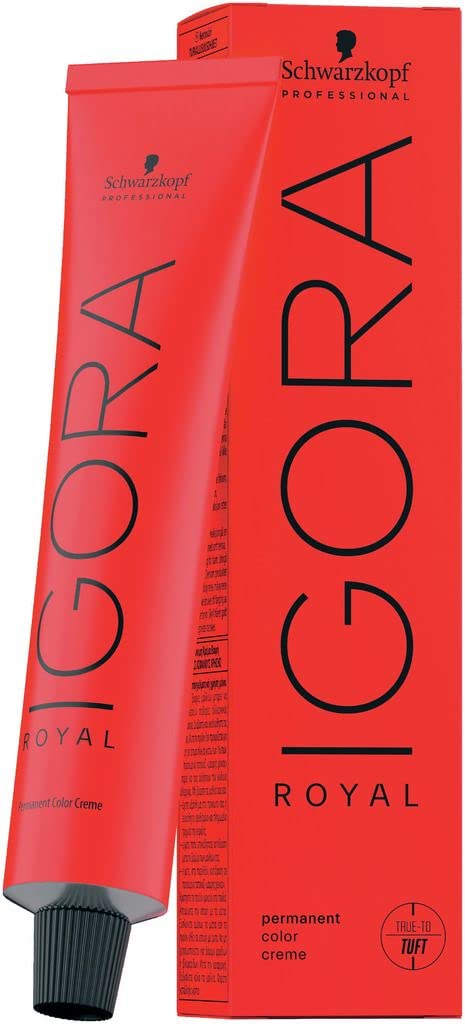 Schwarzkopf Professional - Tintura permanente para el cabello Igora Royal, tono 8-77, color rubio claro cobre, 2.11 onzas (60 g)