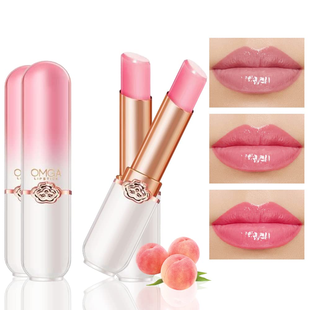 BINGBRUSH 6 piezas de lápiz labial que cambia de color con sabor a fruta, la reina, PH Mood, labios de larga duración, brillo labial, bálsamo labial, tinte mágico, maquillaje para mujer | Long-Lasting Comfort ,Personalized Shade,Deep Hydration,Fresh Looks