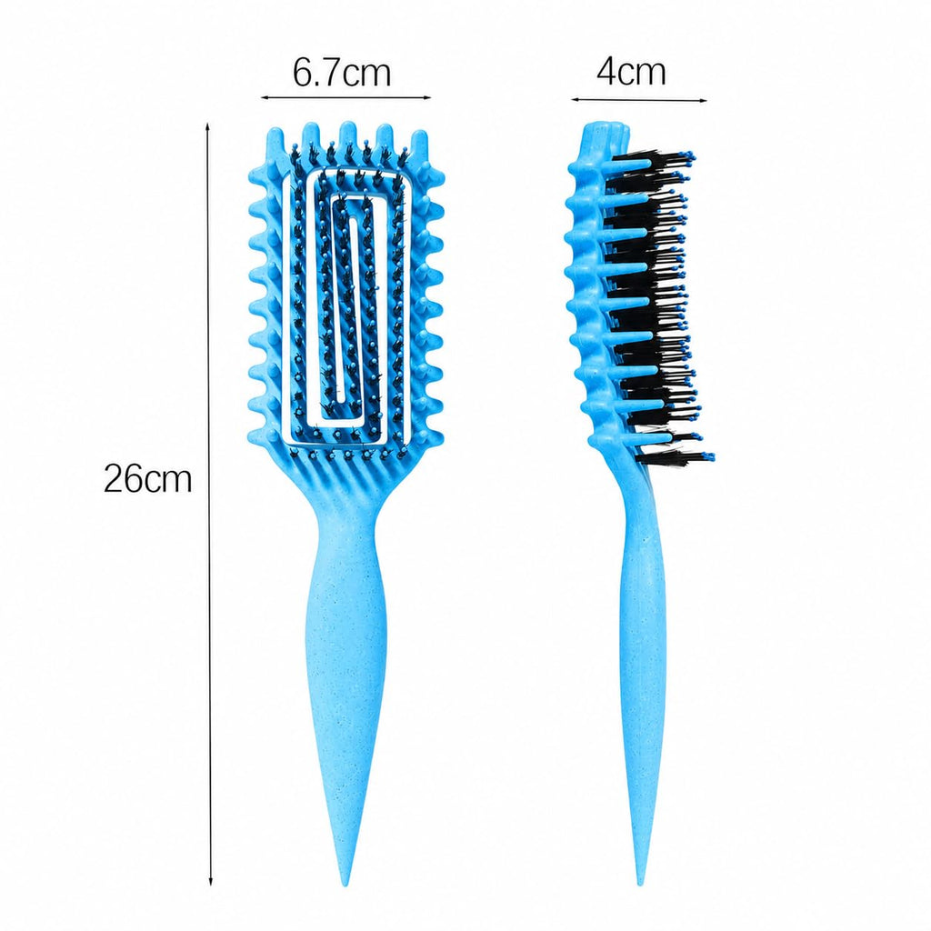 Cepillo para cabello rizado Candybrush Cepillo para definir rizos para desenredar, dar forma y definir rizos para mujeres, hombres, cabello húmedo y seco (Morado)