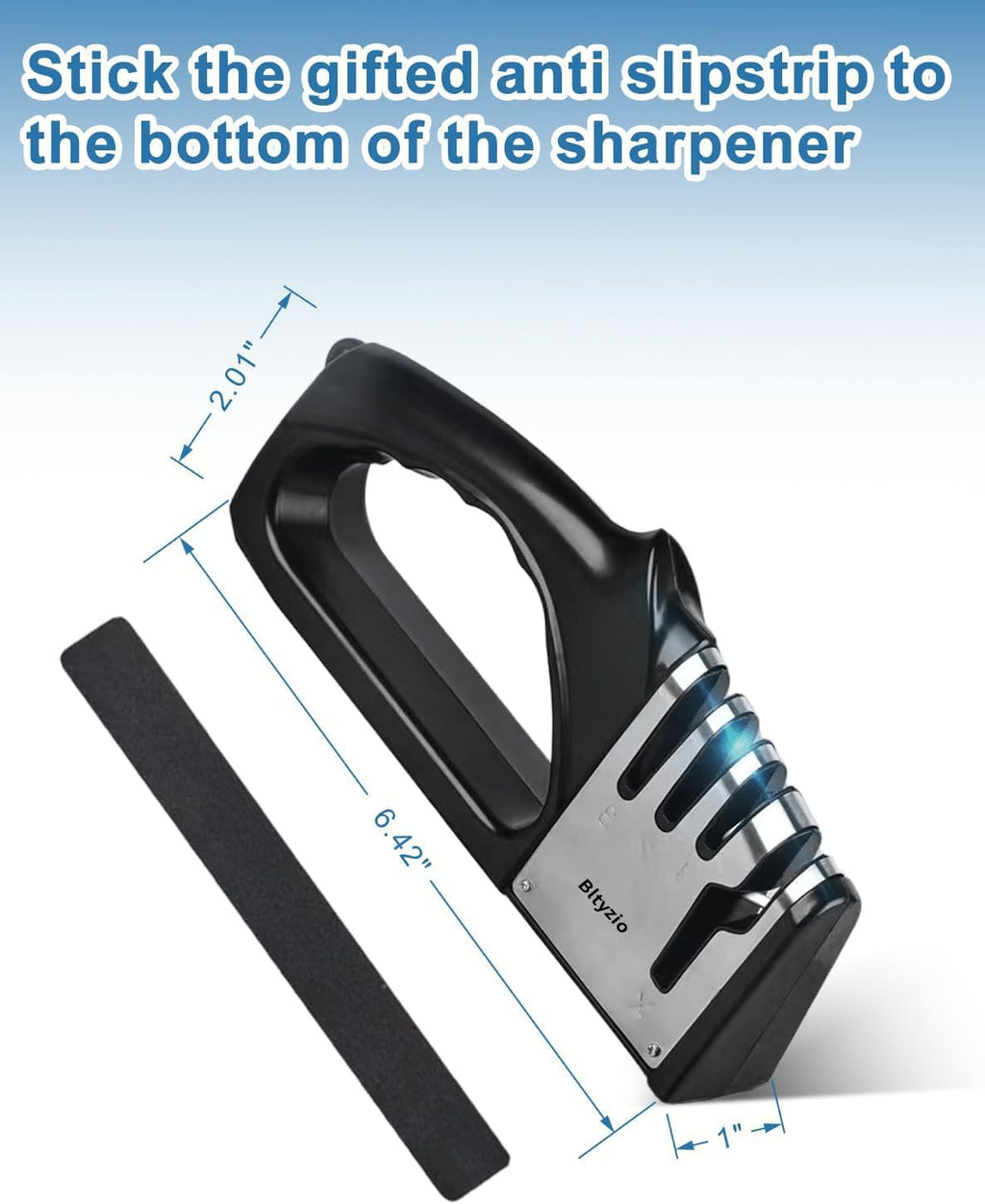 Afilador de cuchillos de cocina 4 en 1, kit de afilado de cuchillos multifuncional, accesorios de cocina elegantes adecuados para cuchillos de cocina, cuchillos de chef, cuchillos de precisión y