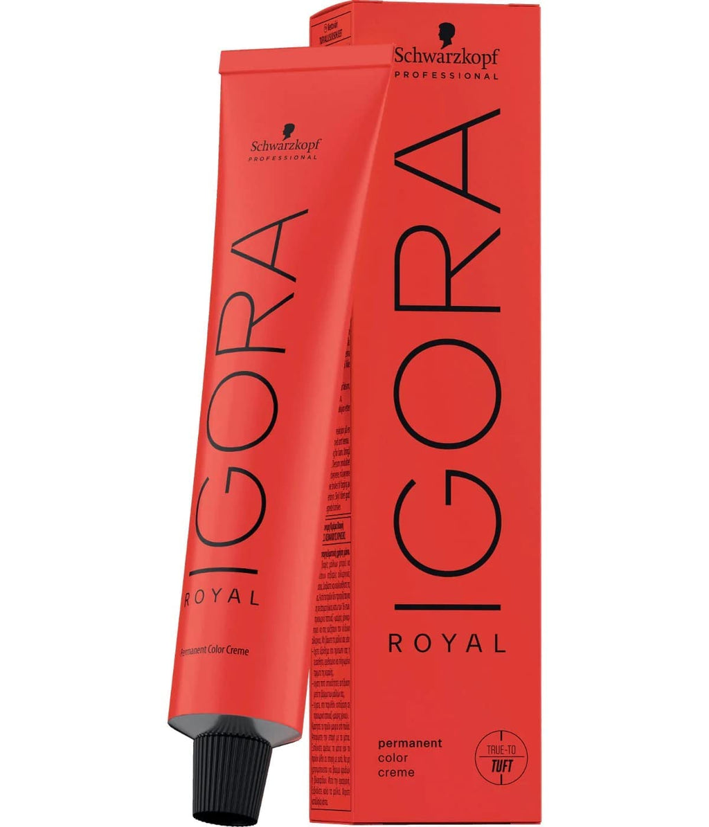 Schwarzkopf Professional - Tintura permanente para el cabello Igora Royal, tono 8-77, color rubio claro cobre, 2.11 onzas (60 g)