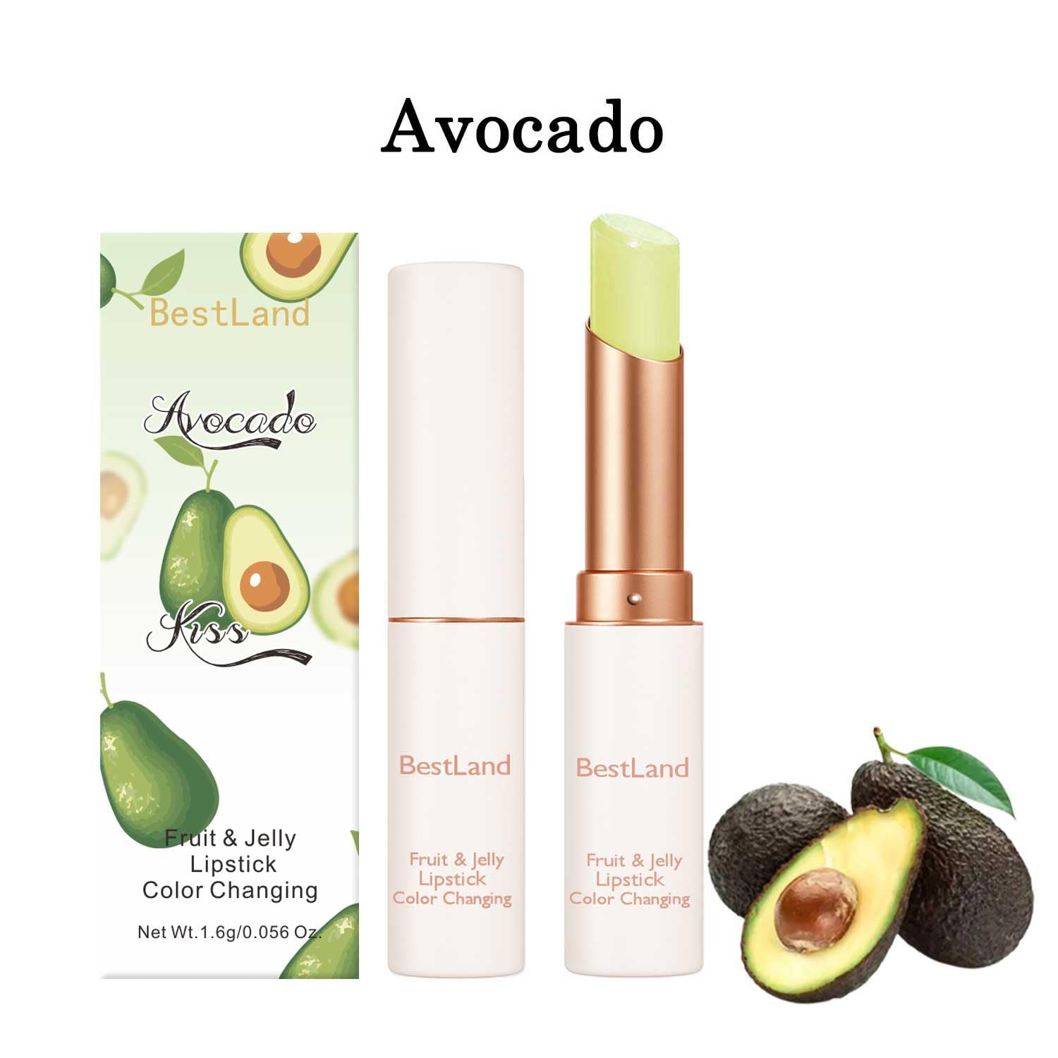 KAILIJUMEI Humectante de labios cuidado Surplus Bright Flower lápiz labial de jalea, Jelly