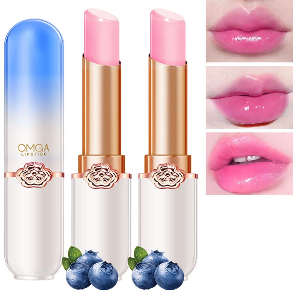 BINGBRUSH 6 piezas de lápiz labial que cambia de color con sabor a fruta, la reina, PH Mood, labios de larga duración, brillo labial, bálsamo labial, tinte mágico, maquillaje para mujer | Long-Lasting Comfort ,Personalized Shade,Deep Hydration,Fresh Looks