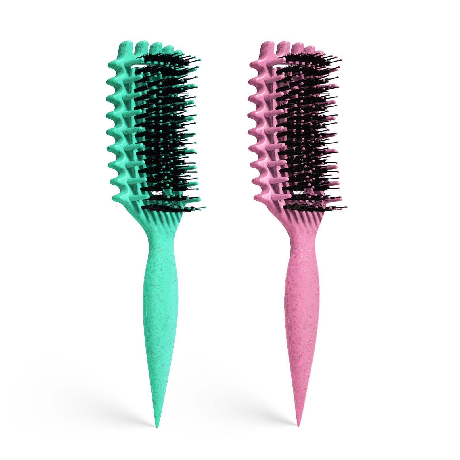 Cepillo para cabello rizado Candybrush Cepillo para definir rizos para desenredar, dar forma y definir rizos para mujeres, hombres, cabello húmedo y seco (Morado)