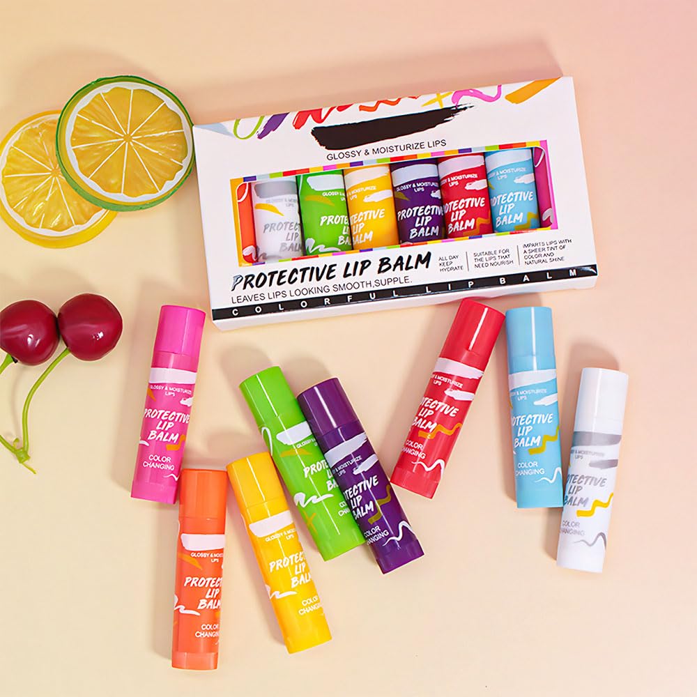 BINGBRUSH 6 piezas de lápiz labial que cambia de color con sabor a fruta, la reina, PH Mood, labios de larga duración, brillo labial, bálsamo labial, tinte mágico, maquillaje para mujer | Long-Lasting Comfort ,Personalized Shade,Deep Hydration,Fresh Looks