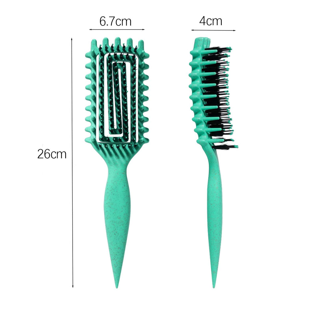 Cepillo para cabello rizado Candybrush Cepillo para definir rizos para desenredar, dar forma y definir rizos para mujeres, hombres, cabello húmedo y seco (Morado)