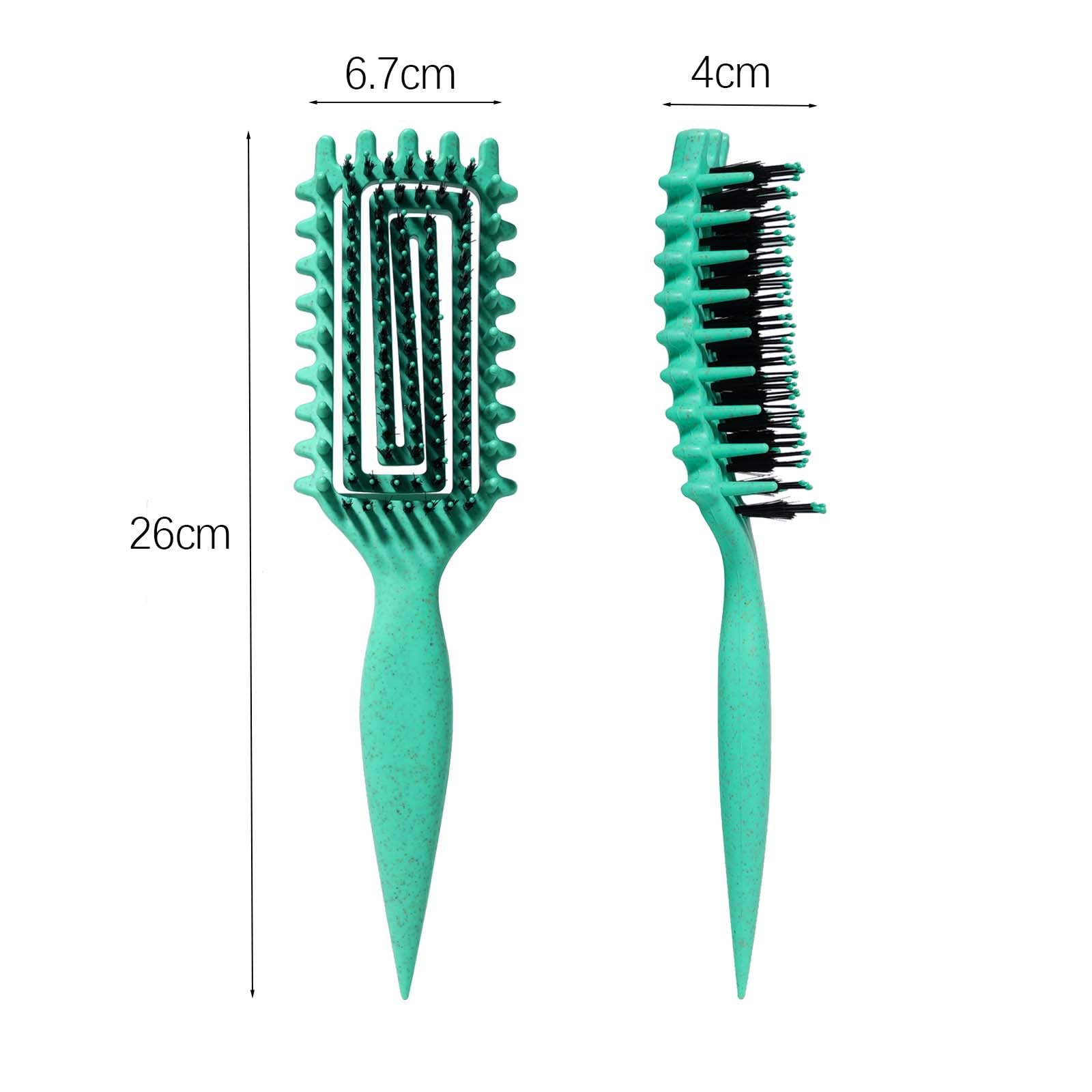 Cepillo para cabello rizado Candybrush Cepillo para definir rizos para desenredar, dar forma y definir rizos para mujeres, hombres, cabello húmedo y seco (Morado)