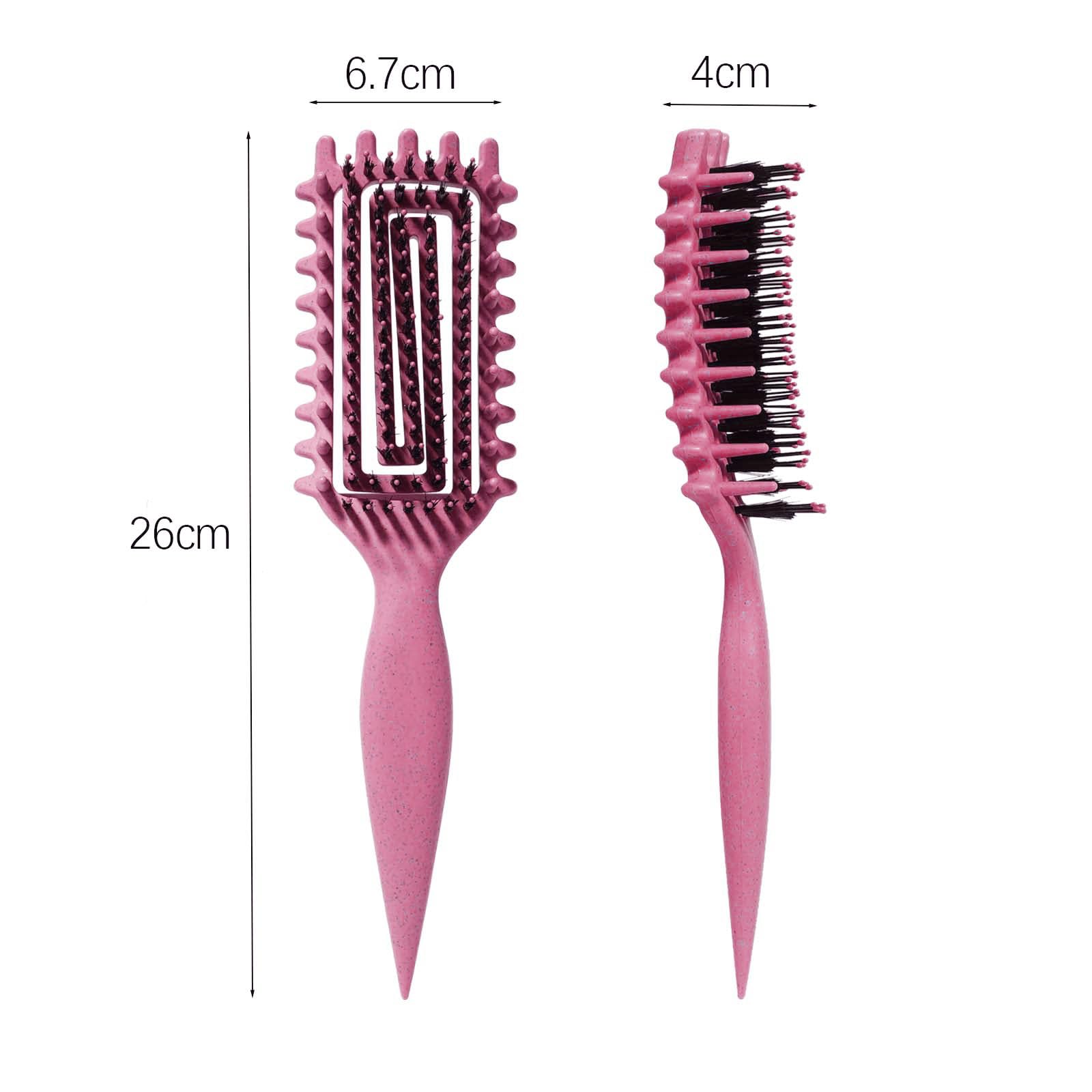 Cepillo para cabello rizado Candybrush Cepillo para definir rizos para desenredar, dar forma y definir rizos para mujeres, hombres, cabello húmedo y seco (Morado)
