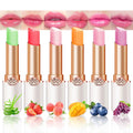 BINGBRUSH 6 piezas de lápiz labial que cambia de color con sabor a fruta, la reina, PH Mood, labios de larga duración, brillo labial, bálsamo labial, tinte mágico, maquillaje para mujer | Long-Lasting Comfort ,Personalized Shade,Deep Hydration,Fresh Looks