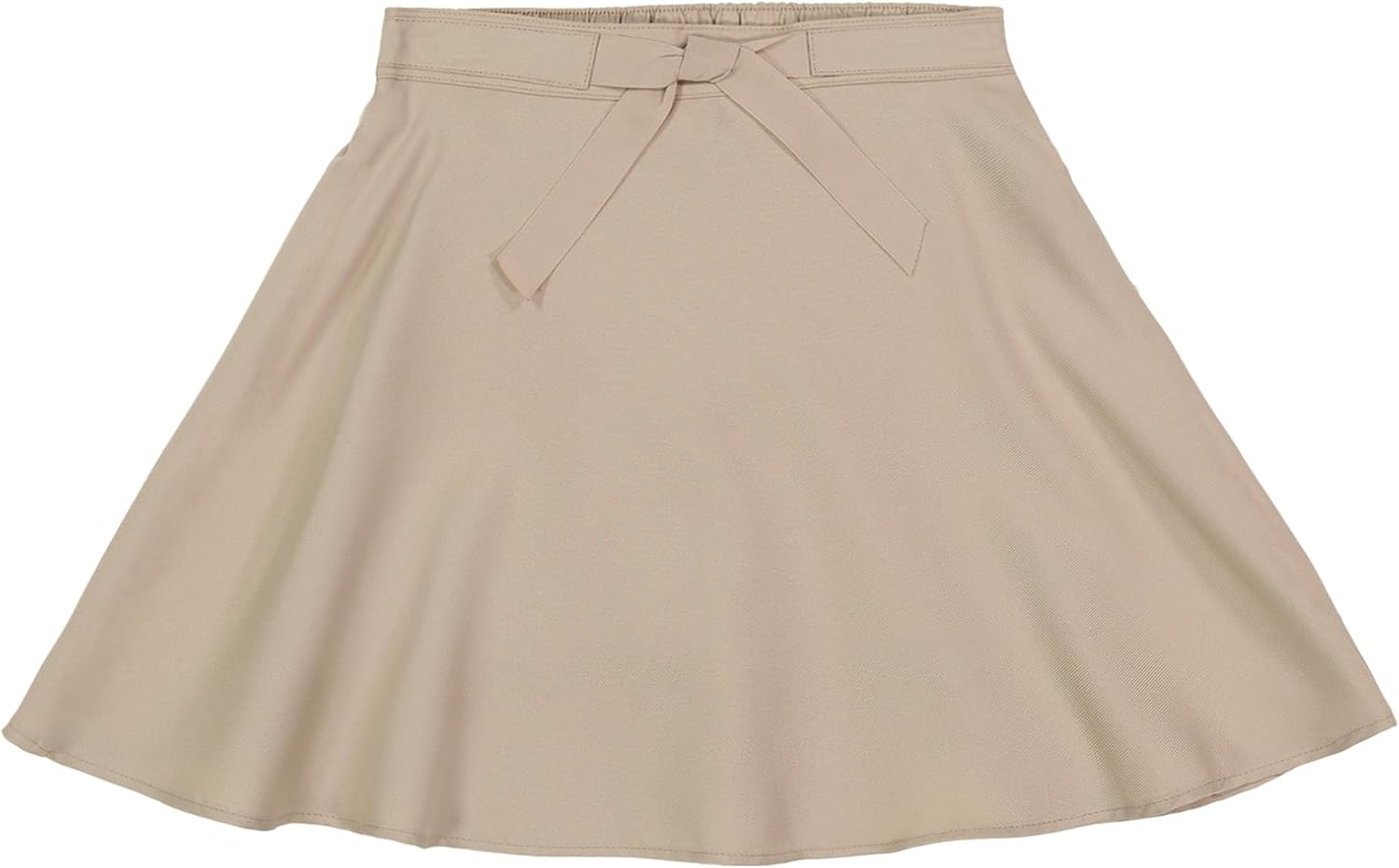 IZOD - Falda de patinete escolar para niñas con pantalones cortos, cintura de punto y bolsillos funcionales, resistente a arrugas