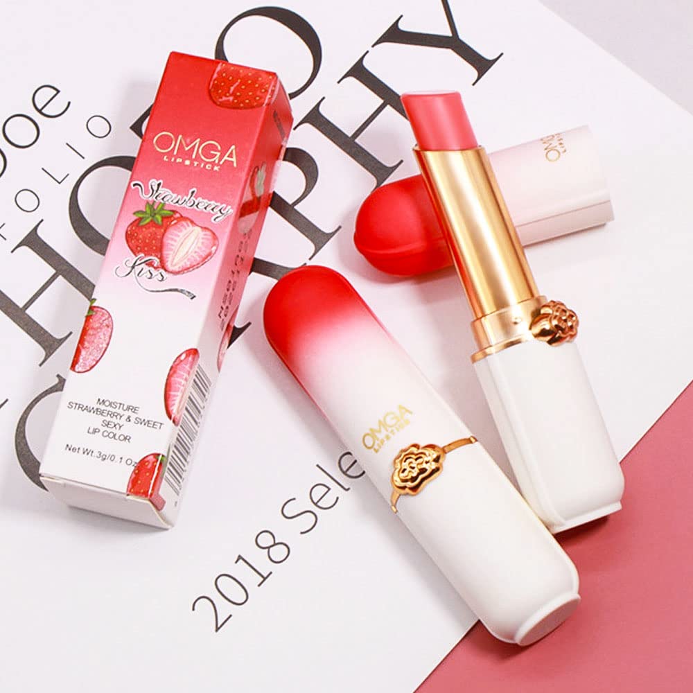 BINGBRUSH 6 piezas de lápiz labial que cambia de color con sabor a fruta, la reina, PH Mood, labios de larga duración, brillo labial, bálsamo labial, tinte mágico, maquillaje para mujer | Long-Lasting Comfort ,Personalized Shade,Deep Hydration,Fresh Looks