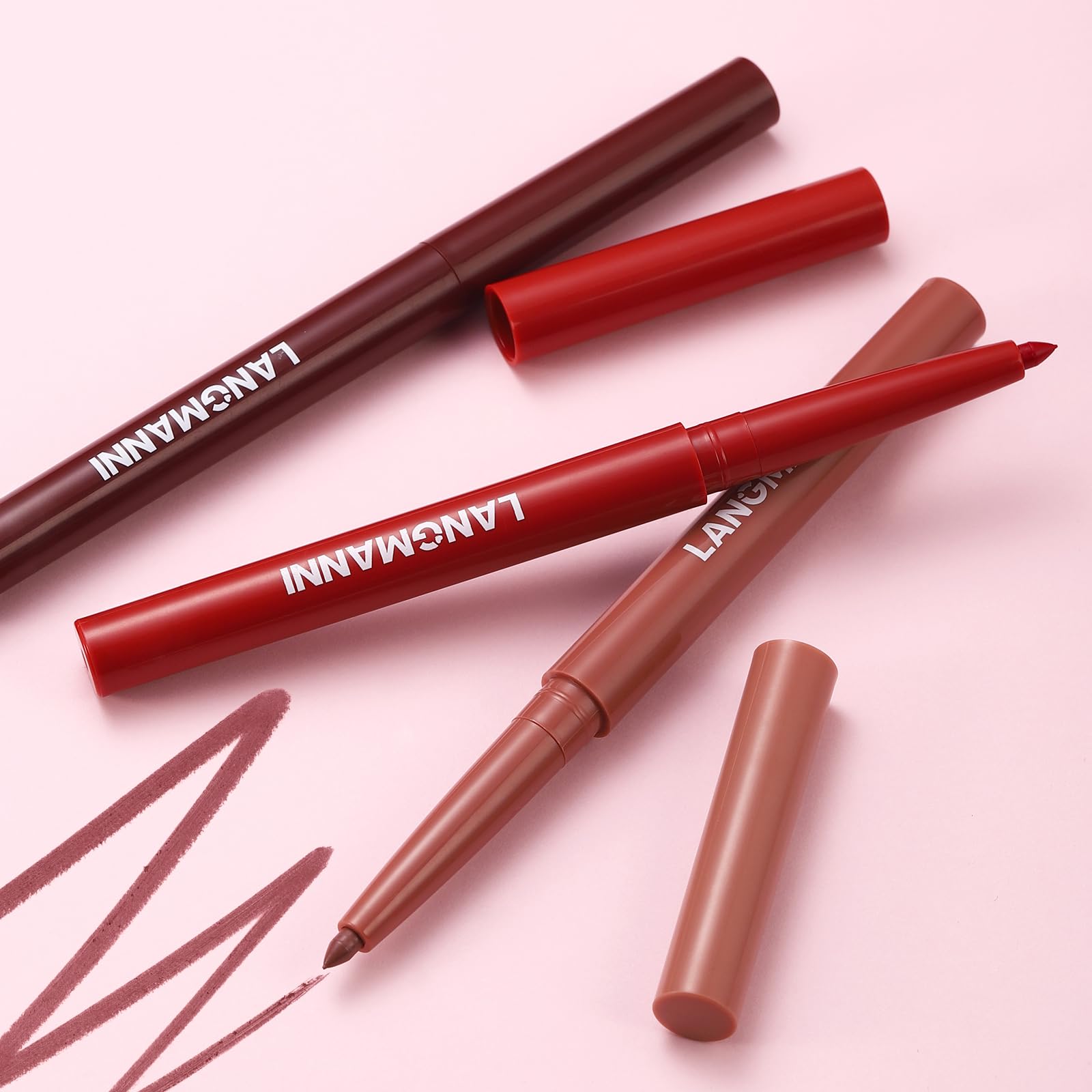 BestLand 12Pcs Matte Liquid Lipstick + Lip Liner Pens Set, Velvety Nude Lip Stain Waterproof Long Wear Makeup Gift Set