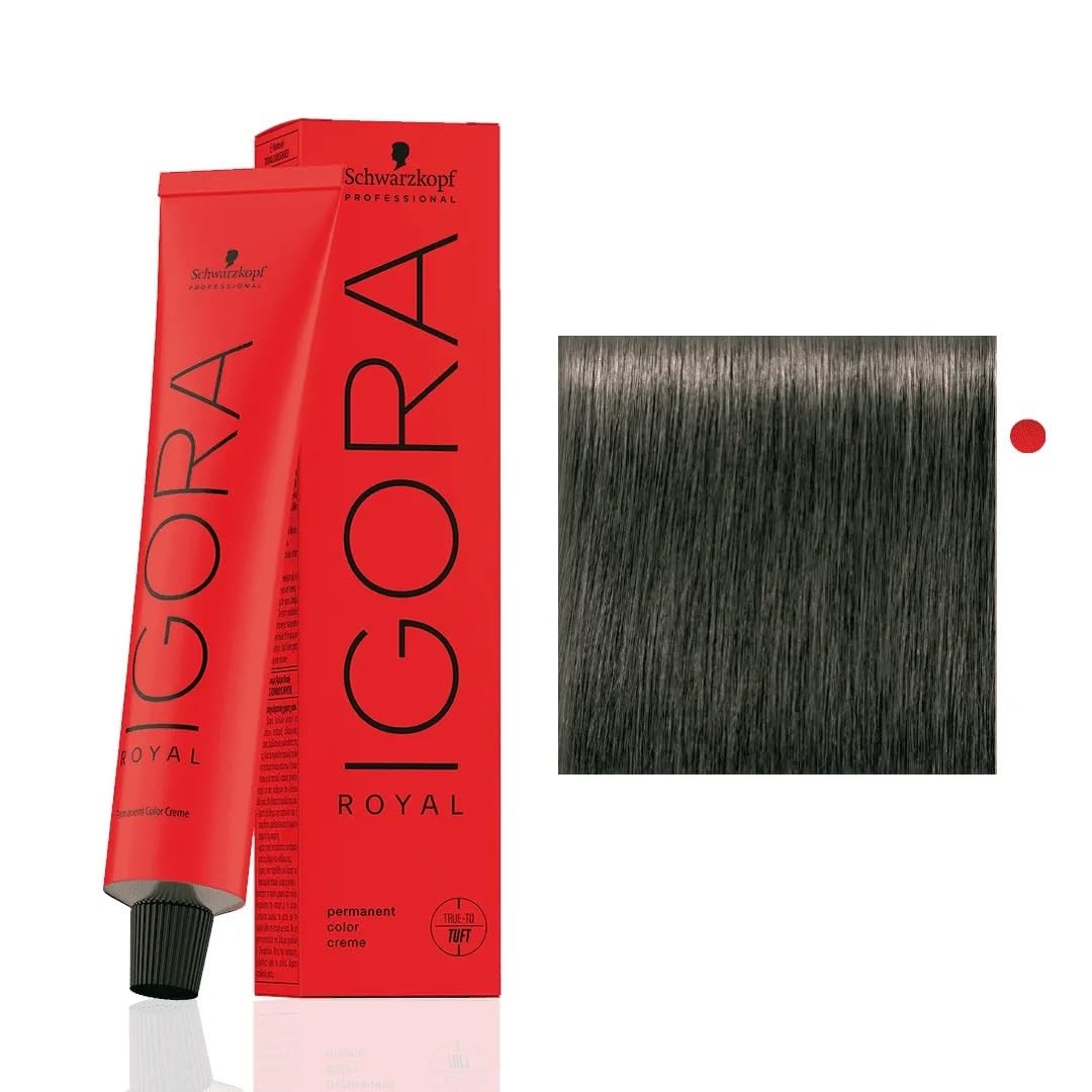 Schwarzkopf Professional - Tintura permanente para el cabello Igora Royal, tono 8-77, color rubio claro cobre, 2.11 onzas (60 g)
