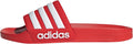 adidas Hombres Adilette Ducha Arsenal Sandalias Casual Casual - Rojo