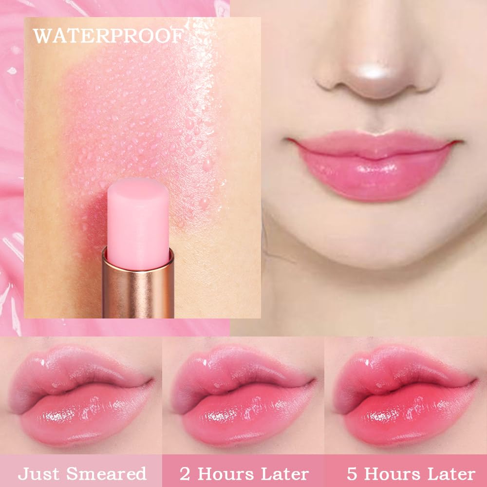 BINGBRUSH 6 piezas de lápiz labial que cambia de color con sabor a fruta, la reina, PH Mood, labios de larga duración, brillo labial, bálsamo labial, tinte mágico, maquillaje para mujer | Long-Lasting Comfort ,Personalized Shade,Deep Hydration,Fresh Looks