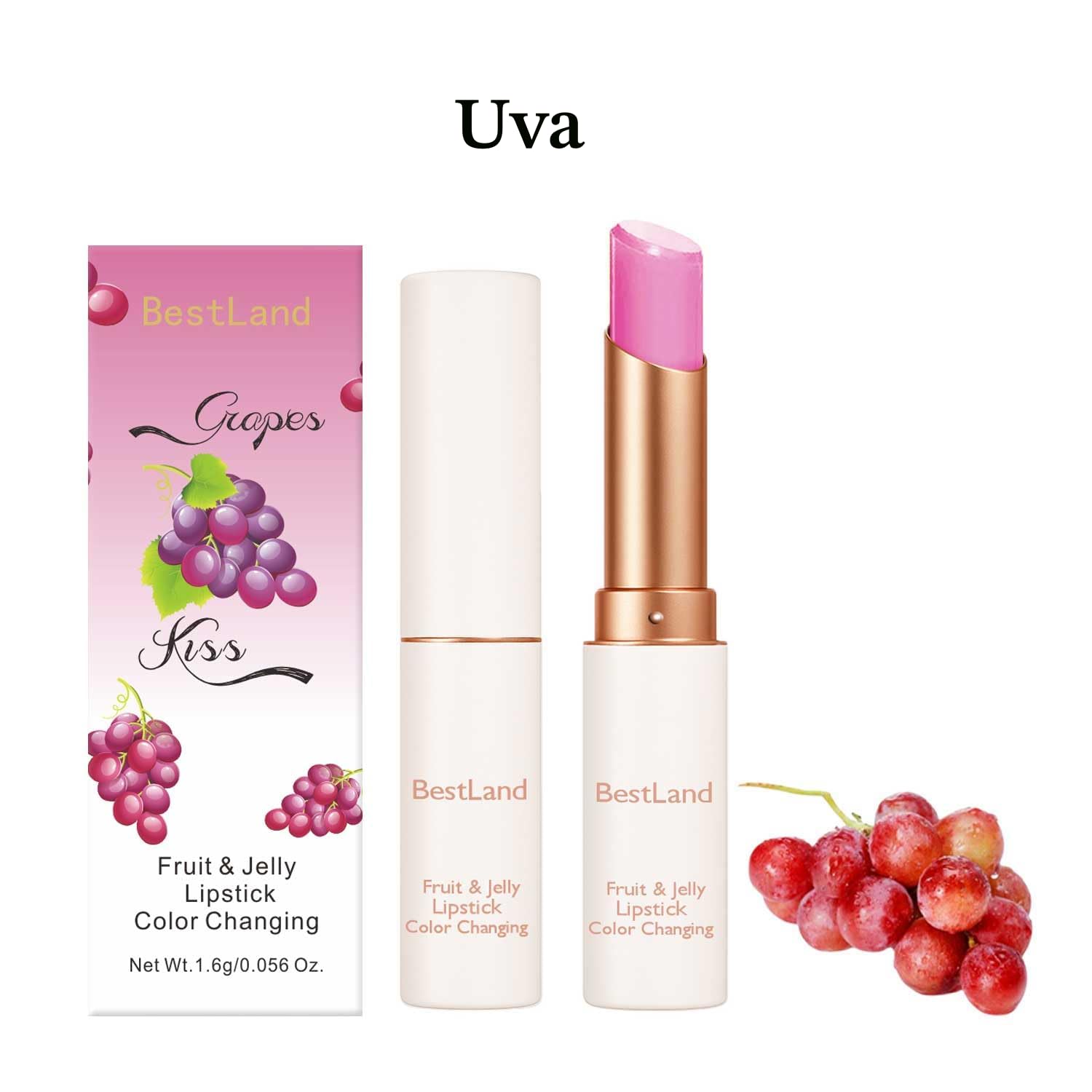 KAILIJUMEI Humectante de labios cuidado Surplus Bright Flower lápiz labial de jalea, Jelly