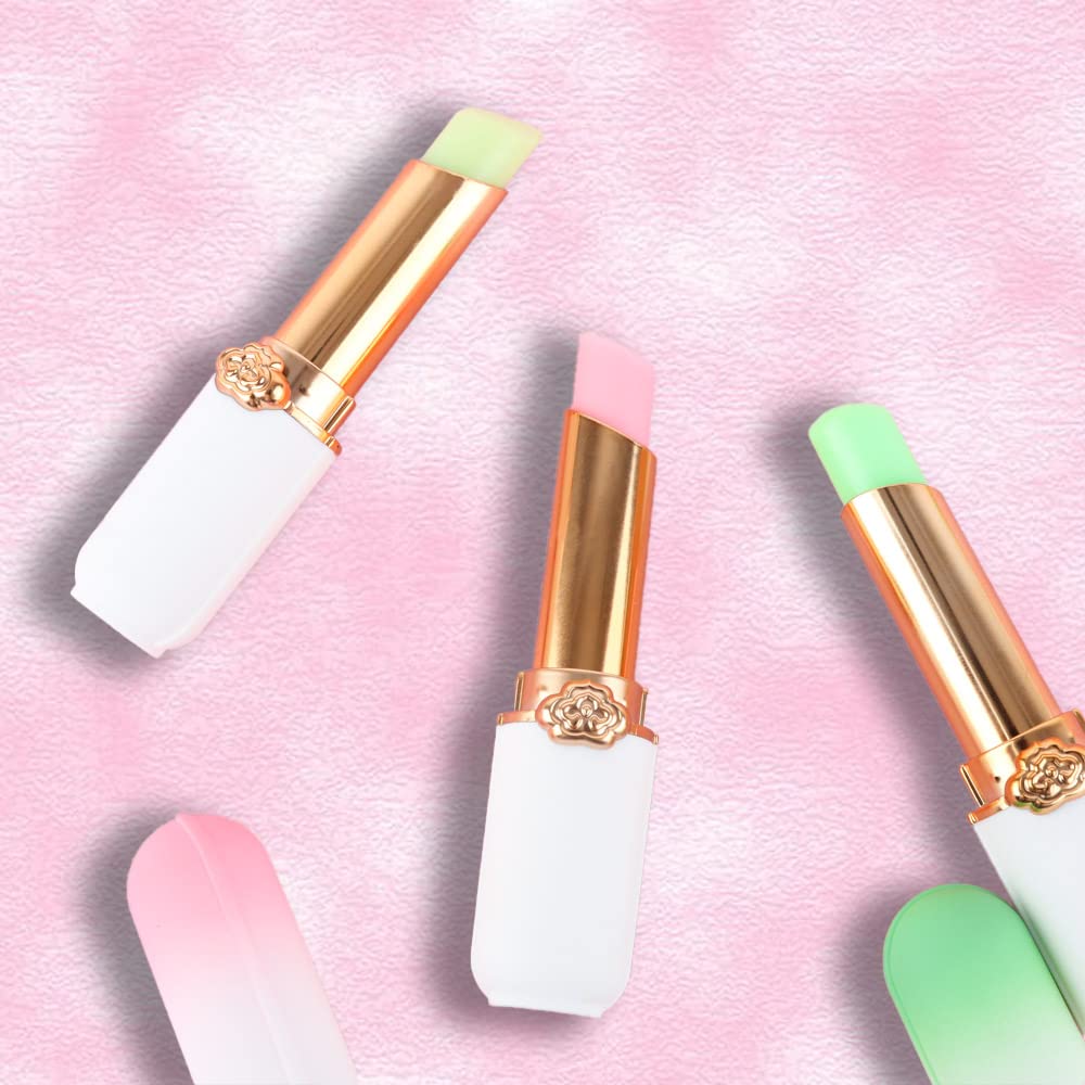 BINGBRUSH 6 piezas de lápiz labial que cambia de color con sabor a fruta, la reina, PH Mood, labios de larga duración, brillo labial, bálsamo labial, tinte mágico, maquillaje para mujer | Long-Lasting Comfort ,Personalized Shade,Deep Hydration,Fresh Looks