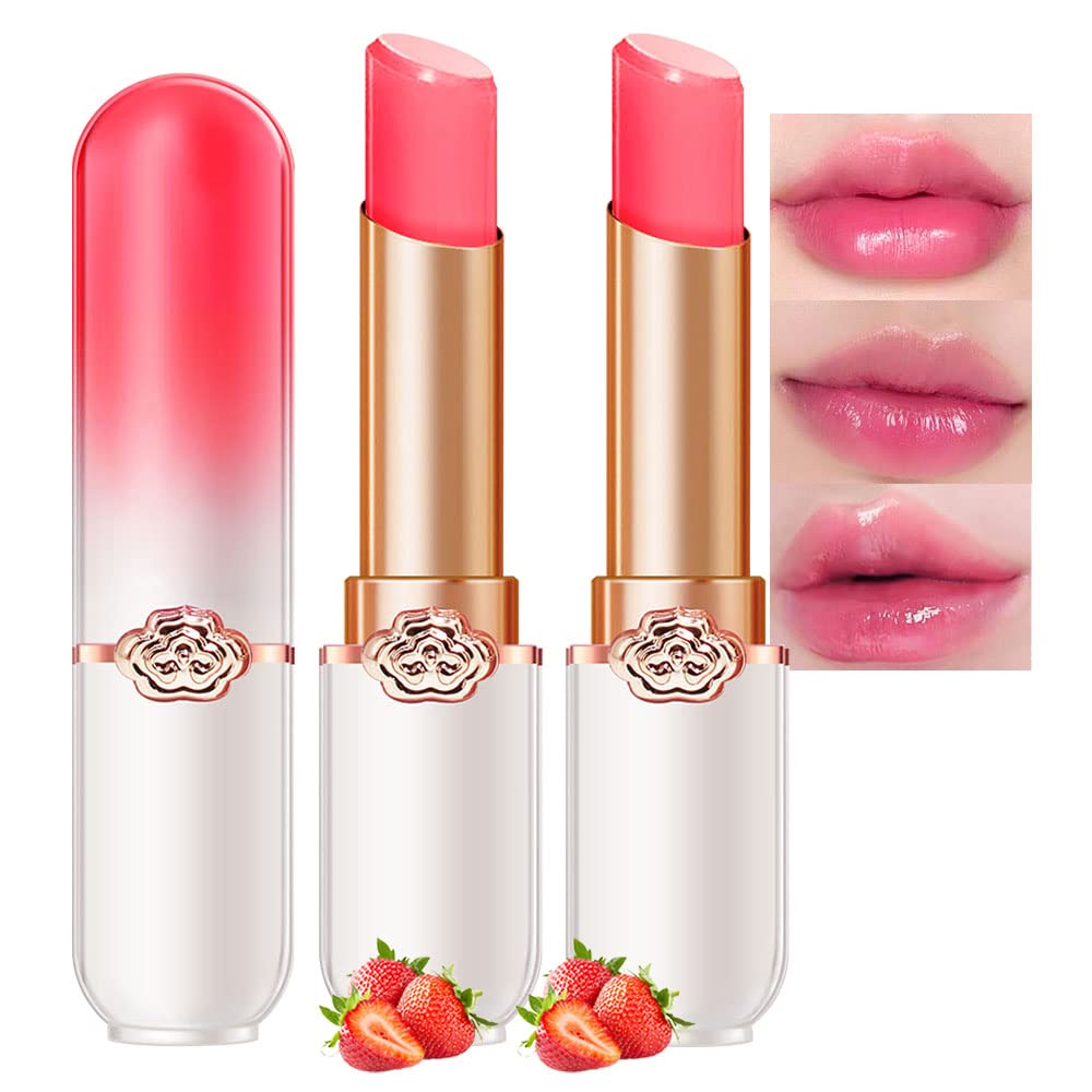 BINGBRUSH 6 piezas de lápiz labial que cambia de color con sabor a fruta, la reina, PH Mood, labios de larga duración, brillo labial, bálsamo labial, tinte mágico, maquillaje para mujer | Long-Lasting Comfort ,Personalized Shade,Deep Hydration,Fresh Looks