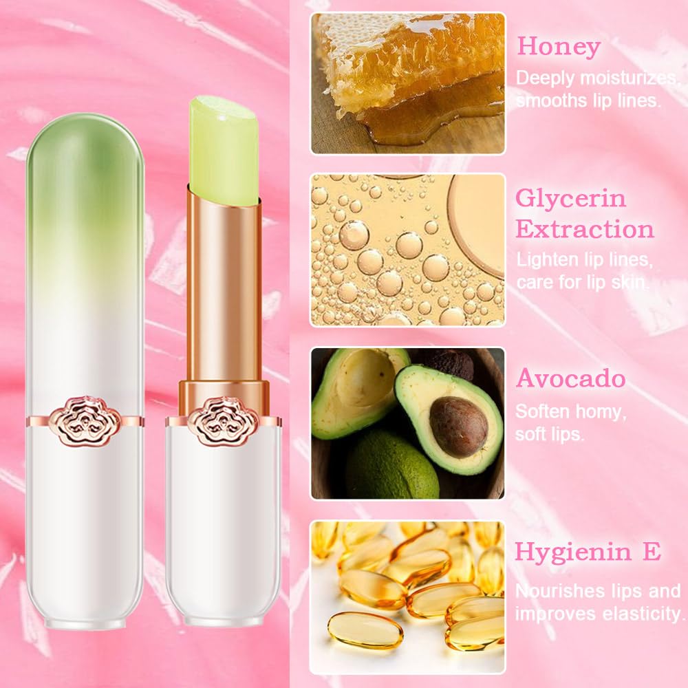 BINGBRUSH 6 piezas de lápiz labial que cambia de color con sabor a fruta, la reina, PH Mood, labios de larga duración, brillo labial, bálsamo labial, tinte mágico, maquillaje para mujer | Long-Lasting Comfort ,Personalized Shade,Deep Hydration,Fresh Looks