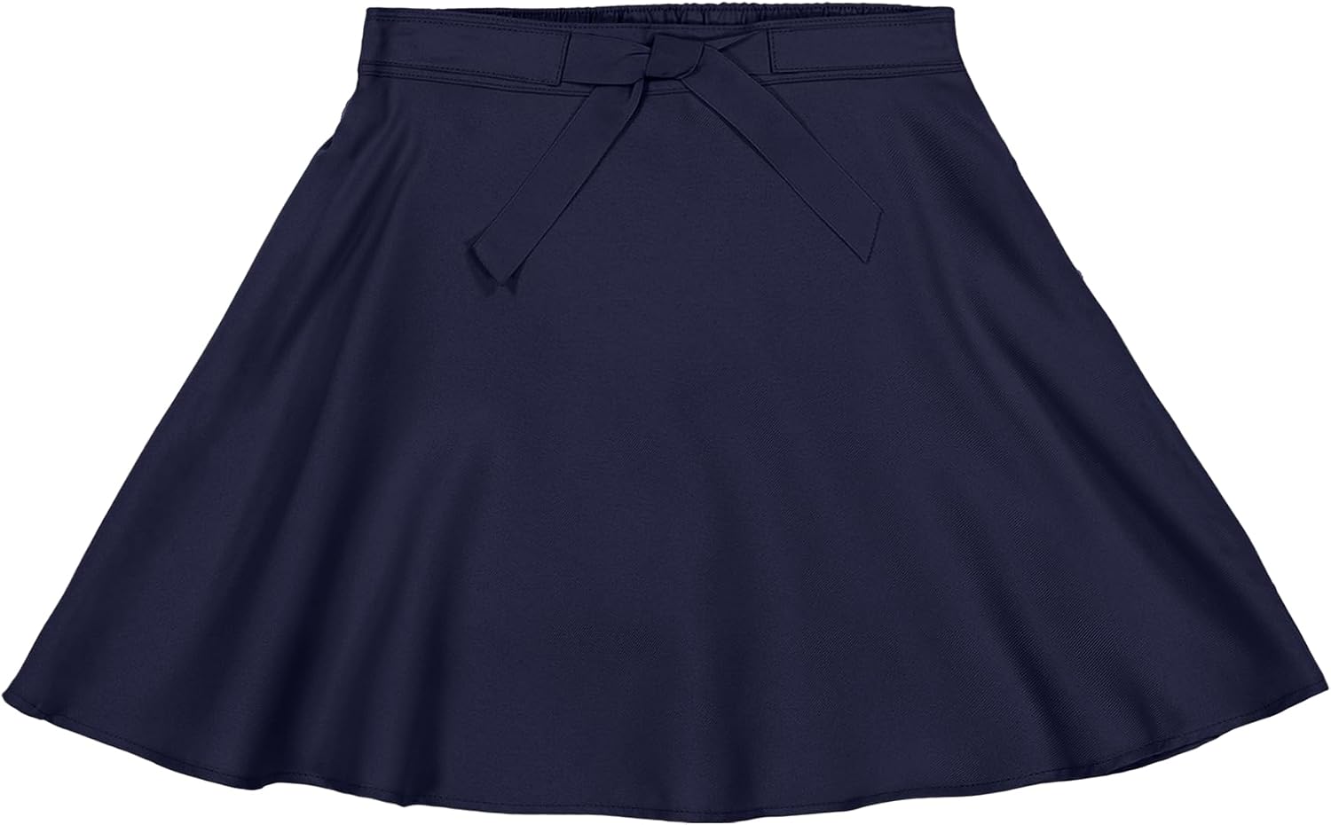 IZOD - Falda de patinete escolar para niñas con pantalones cortos, cintura de punto y bolsillos funcionales, resistente a arrugas
