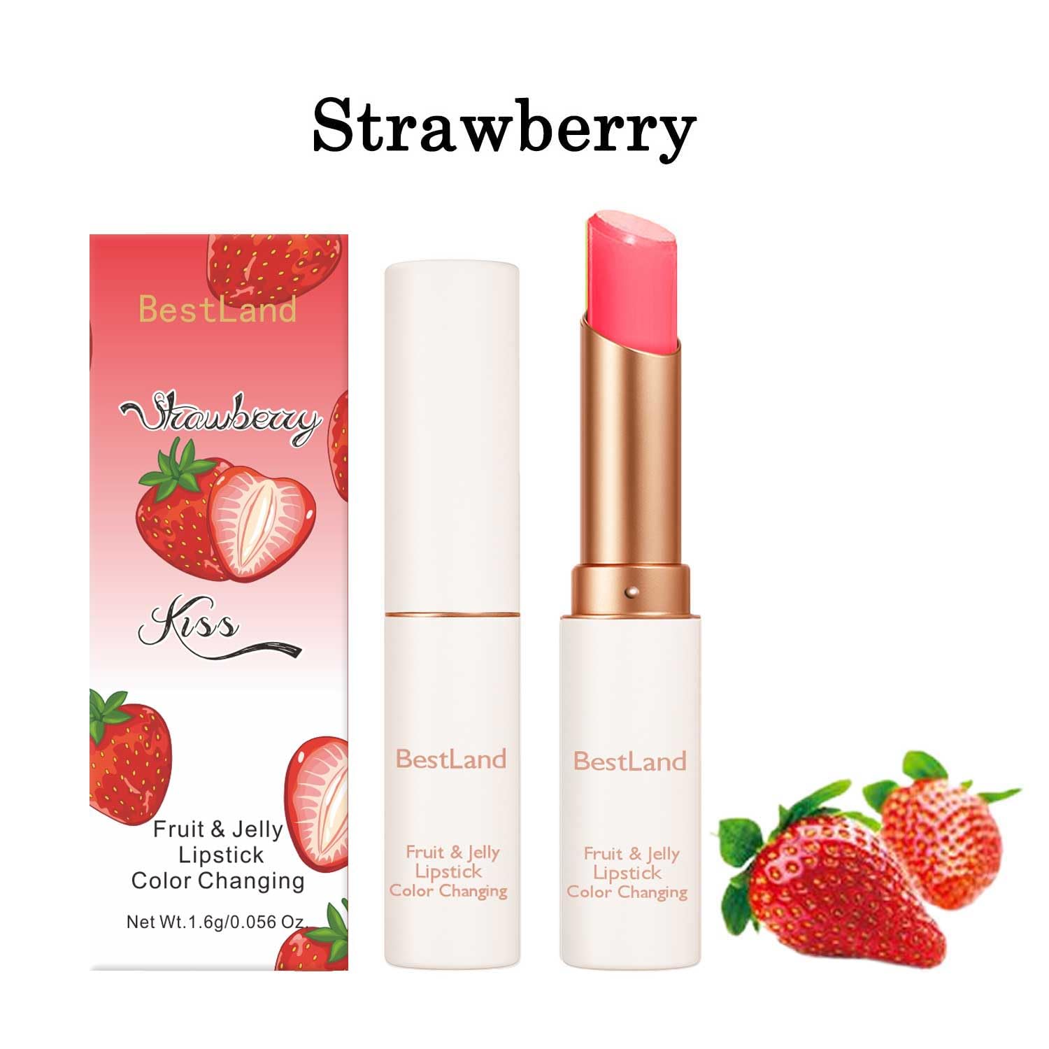 KAILIJUMEI Humectante de labios cuidado Surplus Bright Flower lápiz labial de jalea, Jelly