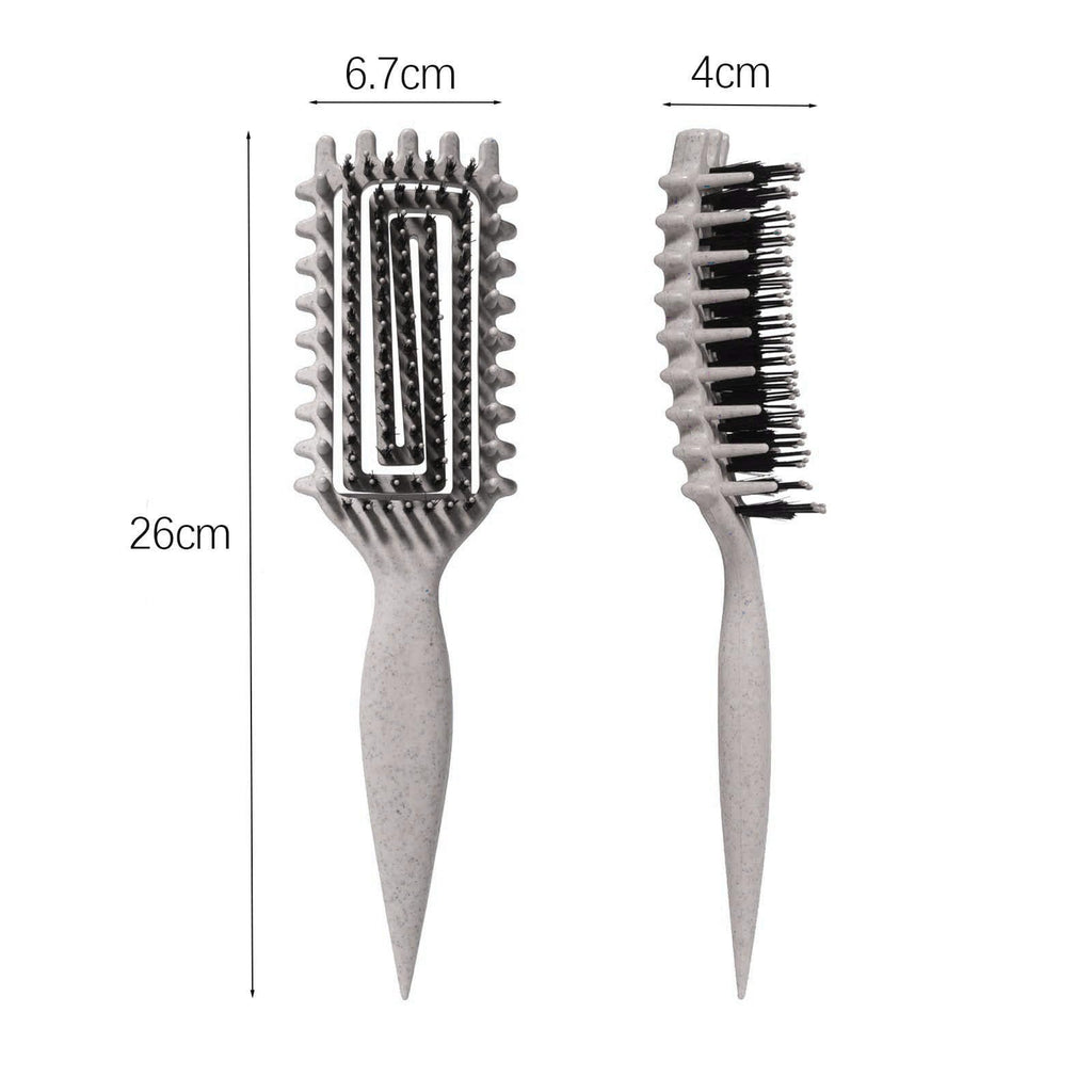 Cepillo para cabello rizado Candybrush Cepillo para definir rizos para desenredar, dar forma y definir rizos para mujeres, hombres, cabello húmedo y seco (Morado)