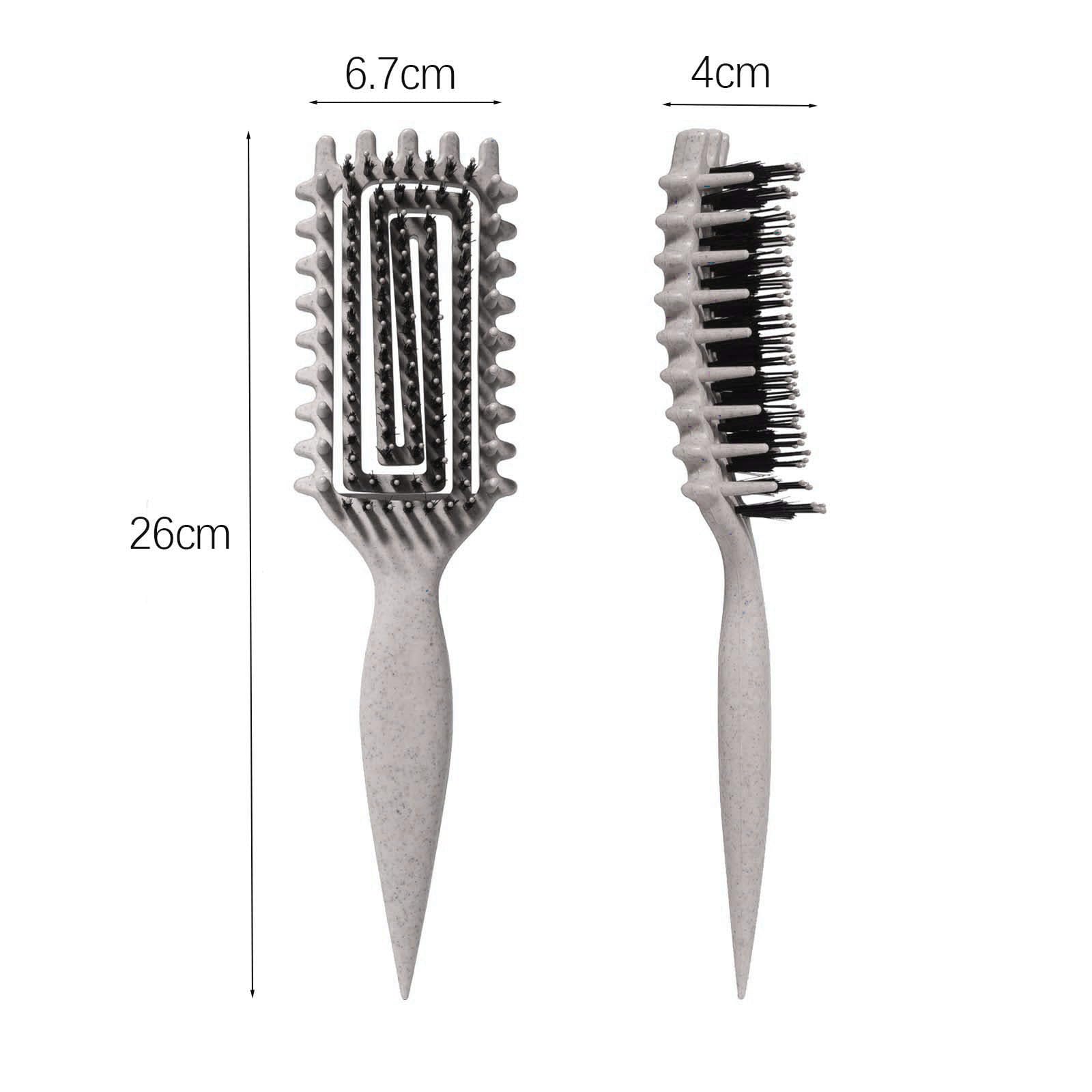 Cepillo para cabello rizado Candybrush Cepillo para definir rizos para desenredar, dar forma y definir rizos para mujeres, hombres, cabello húmedo y seco (Morado)