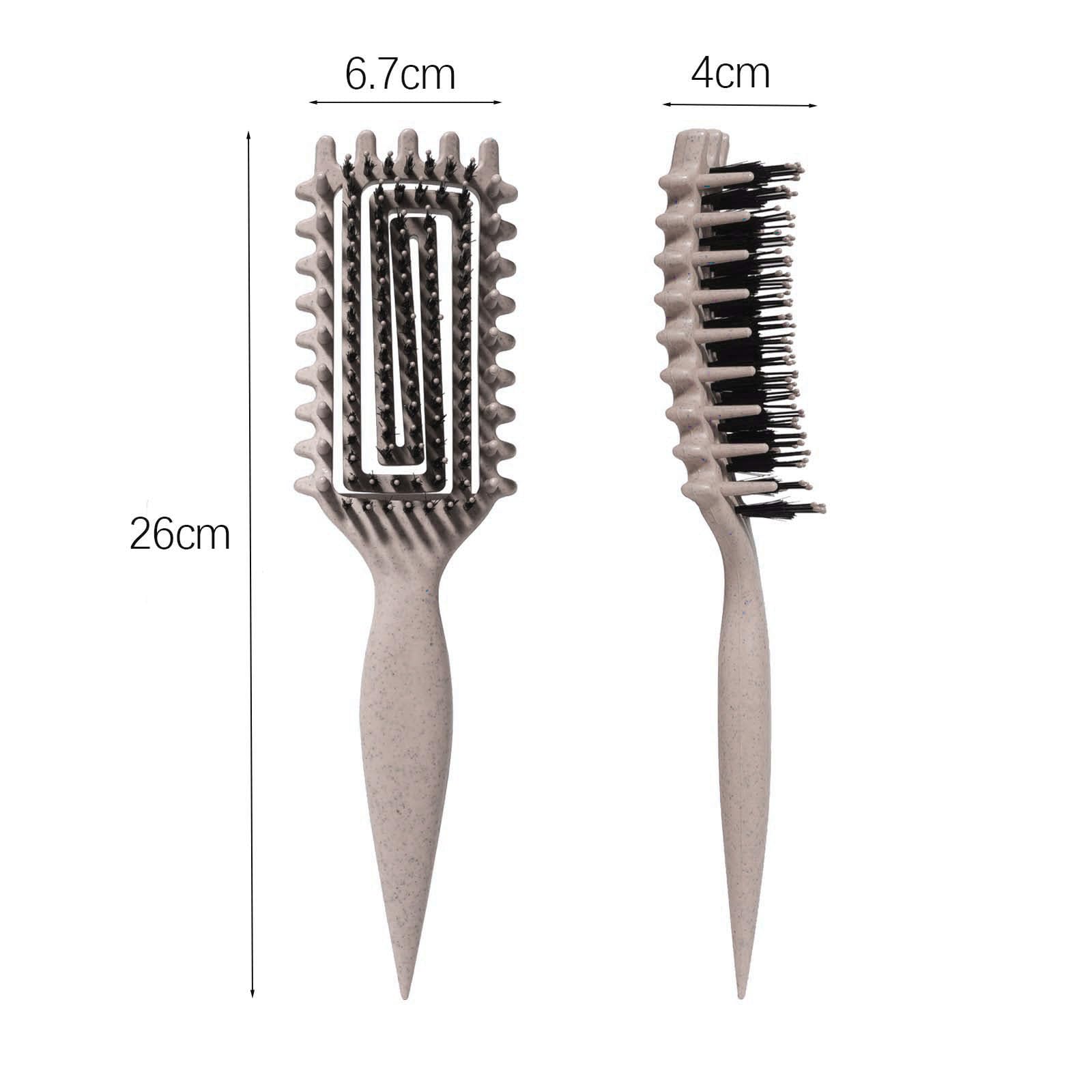 Cepillo para cabello rizado Candybrush Cepillo para definir rizos para desenredar, dar forma y definir rizos para mujeres, hombres, cabello húmedo y seco (Morado)