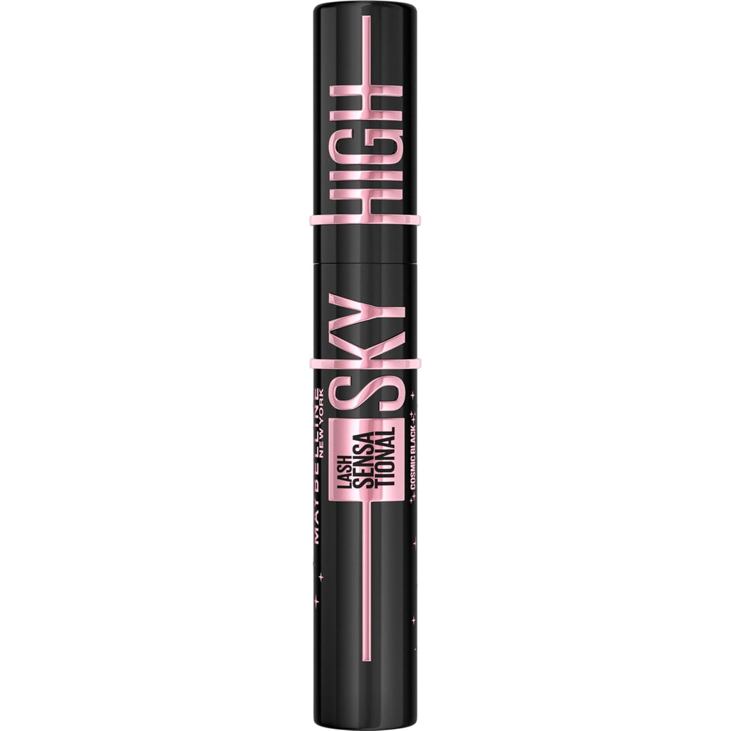 Maybelline Lash Sensational Sky High Washable Mascara Makeup, Volumizing, Lengthening, Defining, Curling, Multiplying, Buildable Formula, Blackest Black, 1 Count