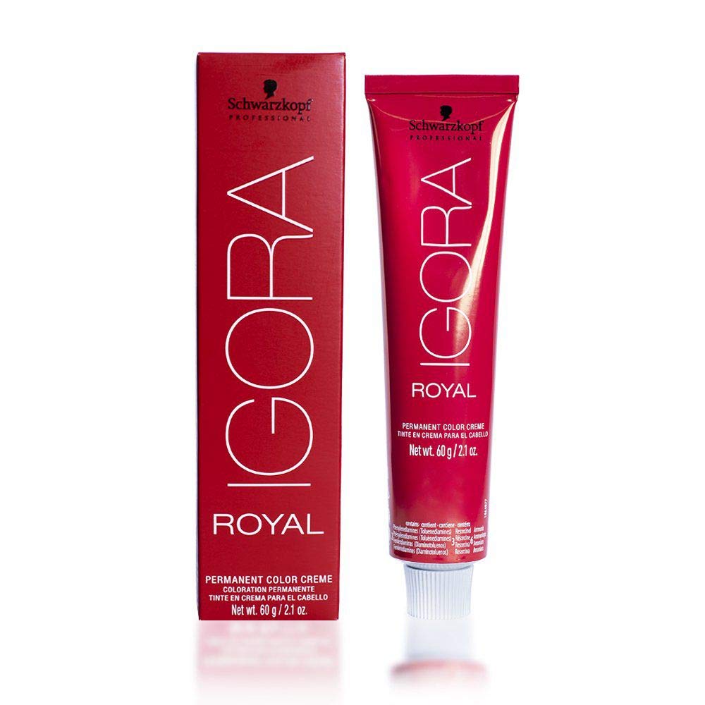 Schwarzkopf Professional - Tintura permanente para el cabello Igora Royal, tono 8-77, color rubio claro cobre, 2.11 onzas (60 g)