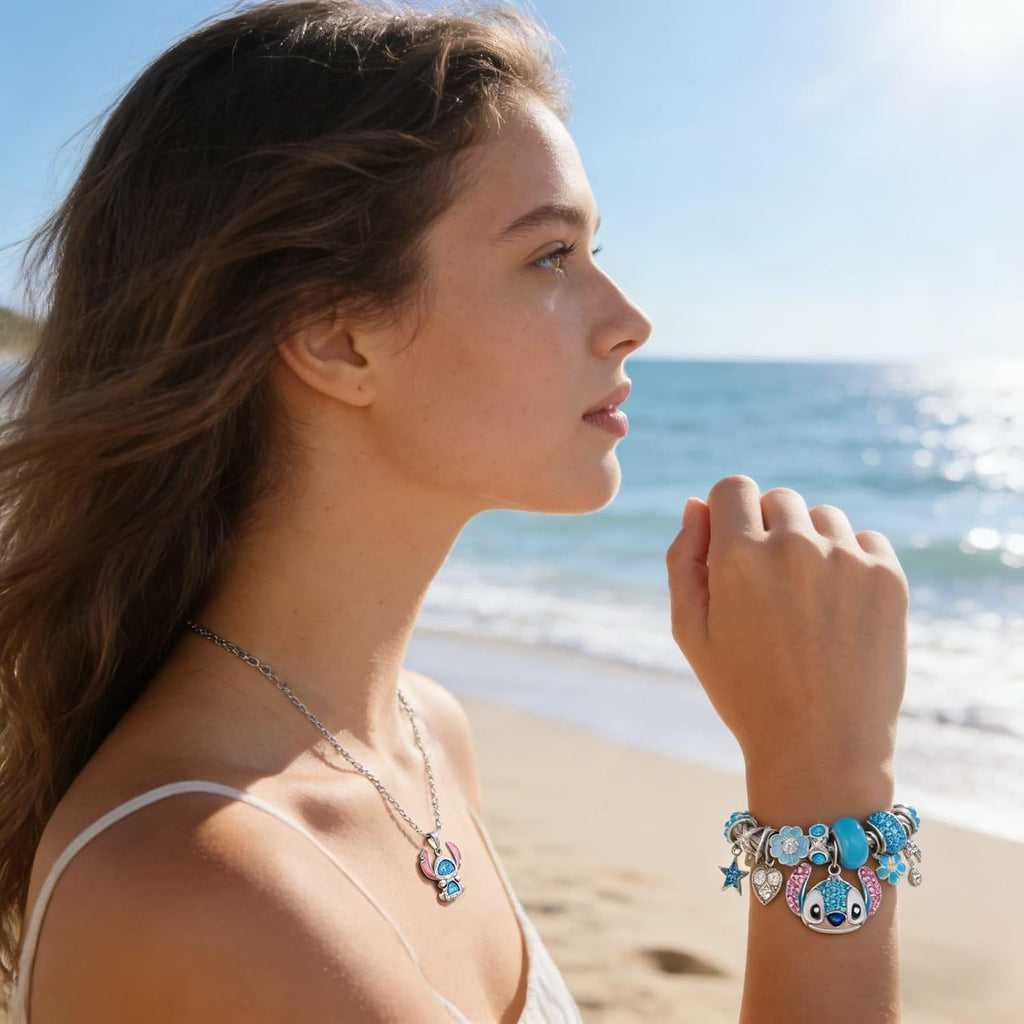 Lindo collar y brazalete para adolescentes, regalos de moda, joyería para mujeres, hermana, sobrina, hija, nieta