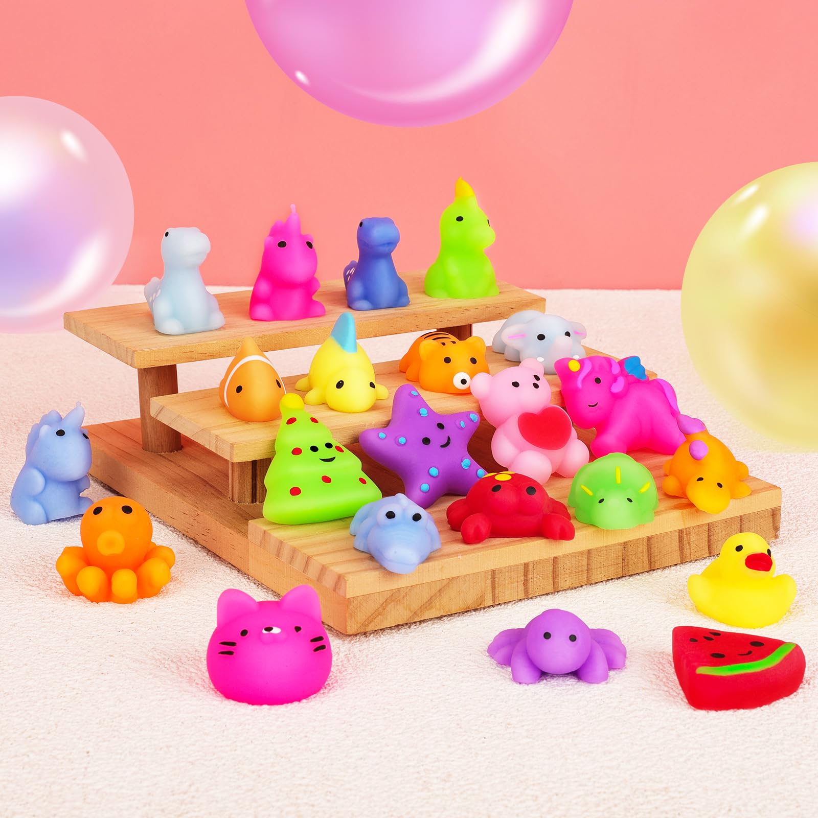 Paquete de 4 Cubos Antiestrés, Pelotas Antiestrés con Forma de Cubo de Hielo de Elevación Lenta para Adultos y Niños, Juguete Sensorial Fidget para Alivio de Ansiedad, Pelotas Blandas de Forma | Sensory Fidget Toy for Anxiety Relief, Square Shape Cube Squ