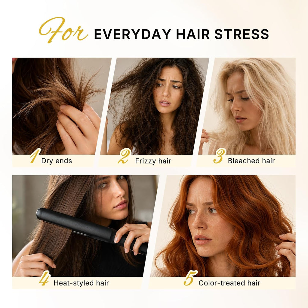 Karseell Aceite de Argán Marroquí 1.69 oz | para la curación del cabello prensado en frío aceite de argán sin peso suero para cabello seco dañado 1.7 fl oz