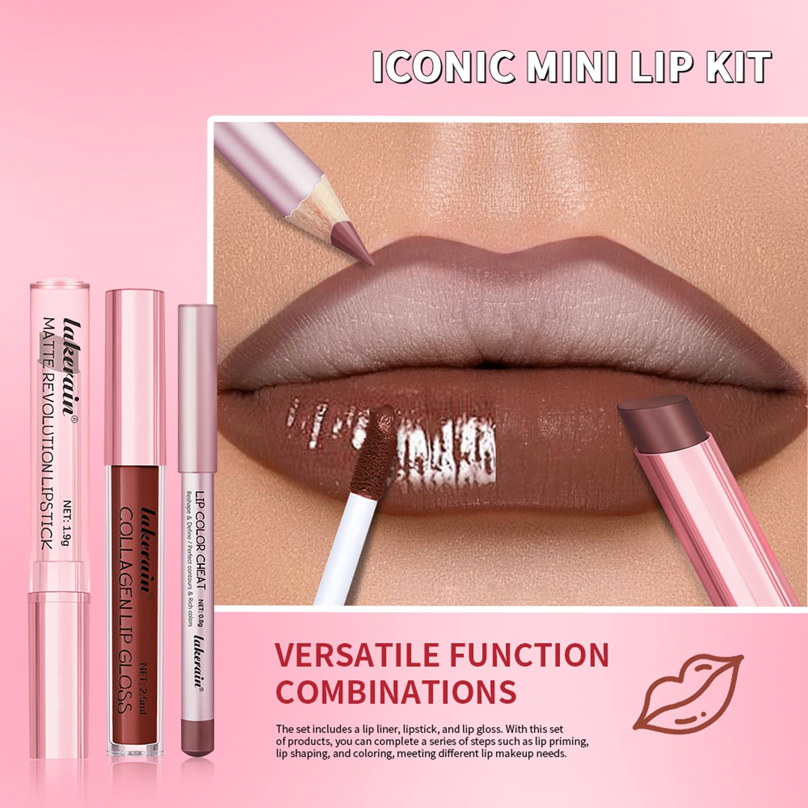 BestLand 12Pcs Matte Liquid Lipstick + Lip Liner Pens Set, Velvety Nude Lip Stain Waterproof Long Wear Makeup Gift Set