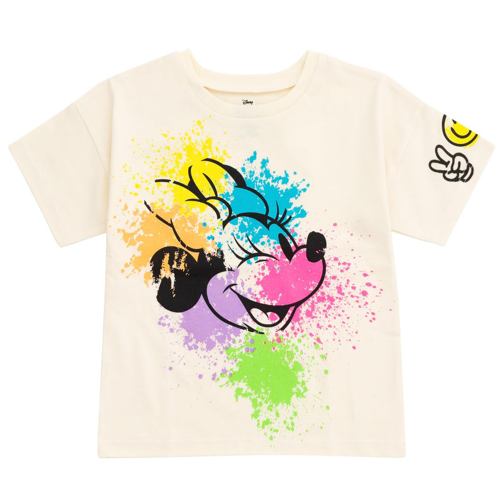 Disney T-Shirt and French Terry Shorts Outfit Set Infant to Big Kid Sizes (12 Months - 14-16)