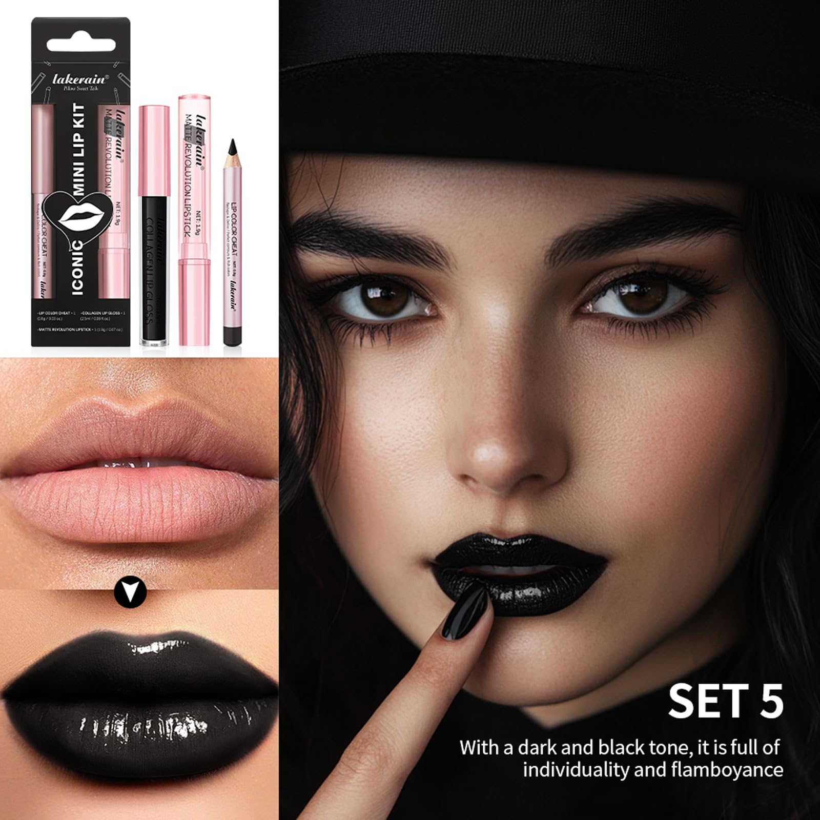 BestLand 12Pcs Matte Liquid Lipstick + Lip Liner Pens Set, Velvety Nude Lip Stain Waterproof Long Wear Makeup Gift Set