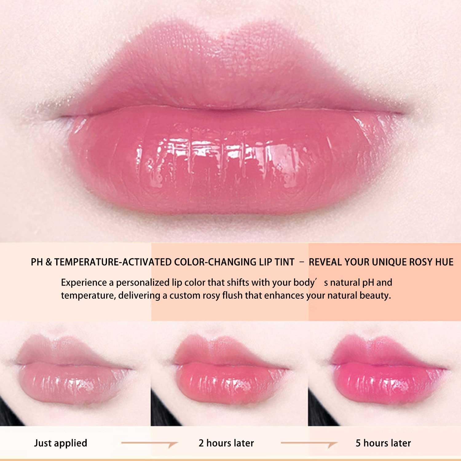 KAILIJUMEI Humectante de labios cuidado Surplus Bright Flower lápiz labial de jalea, Jelly