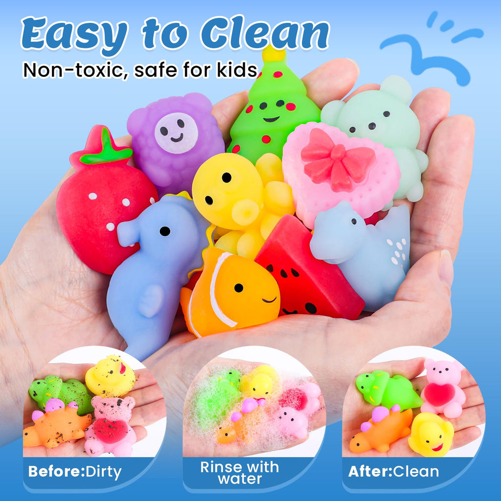 Paquete de 4 Cubos Antiestrés, Pelotas Antiestrés con Forma de Cubo de Hielo de Elevación Lenta para Adultos y Niños, Juguete Sensorial Fidget para Alivio de Ansiedad, Pelotas Blandas de Forma | Sensory Fidget Toy for Anxiety Relief, Square Shape Cube Squ