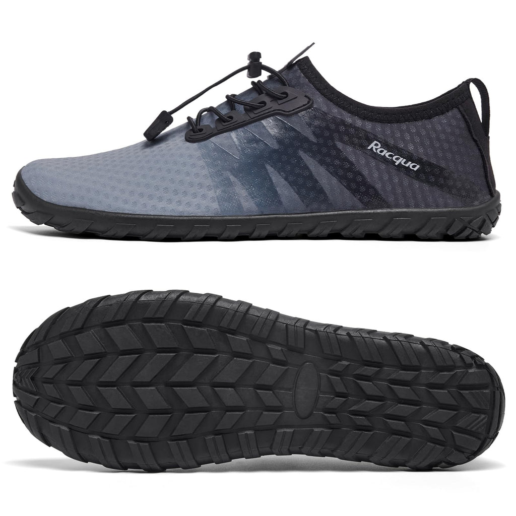 Racqua Water Shoes Men Women Quick Dry Gradient Shoes Barefoot Aqua Athletic Sports Swim Shoes