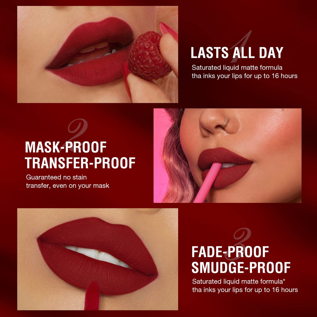 BestLand 12Pcs Matte Liquid Lipstick + Lip Liner Pens Set, Velvety Nude Lip Stain Waterproof Long Wear Makeup Gift Set