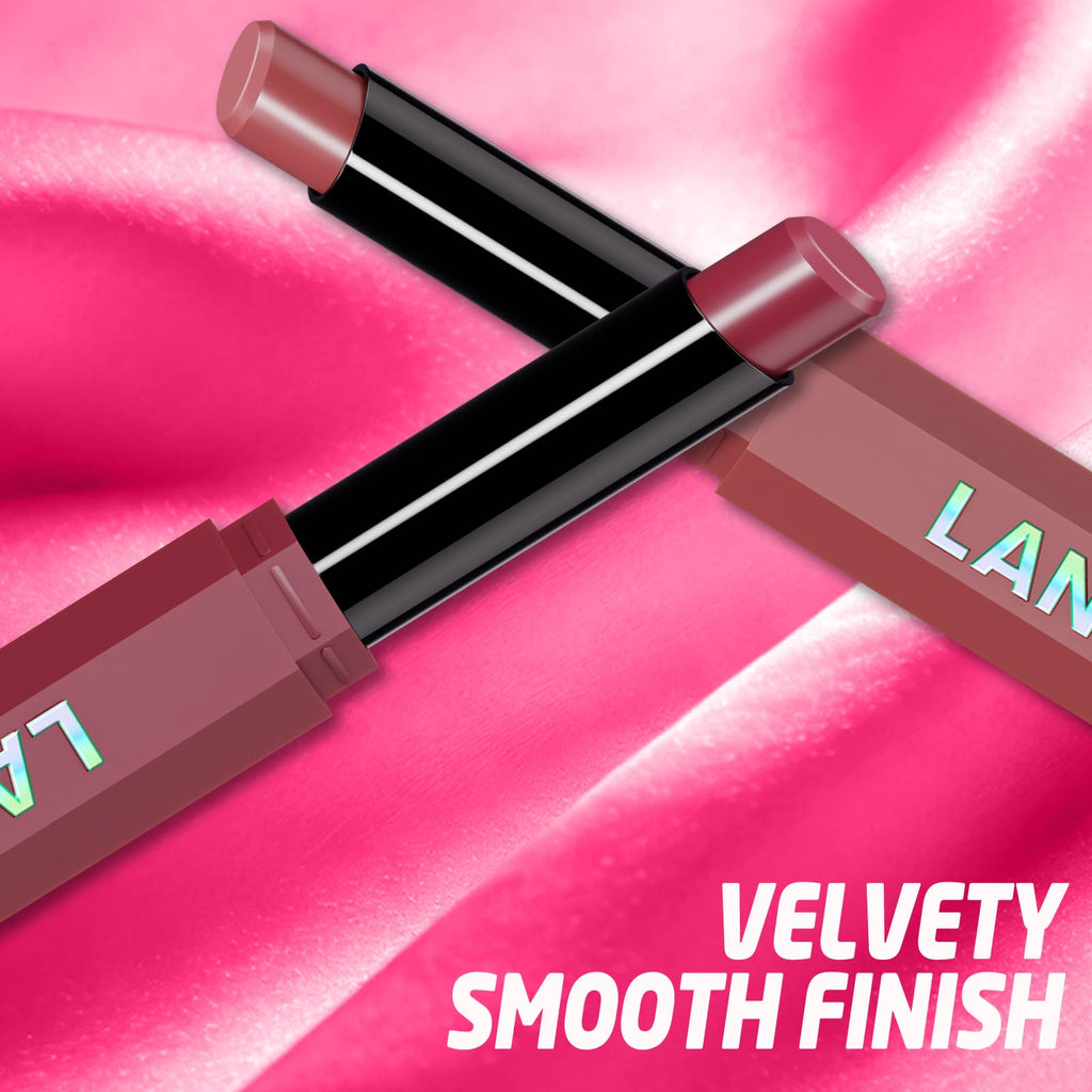 BestLand 12Pcs Matte Liquid Lipstick + Lip Liner Pens Set, Velvety Nude Lip Stain Waterproof Long Wear Makeup Gift Set
