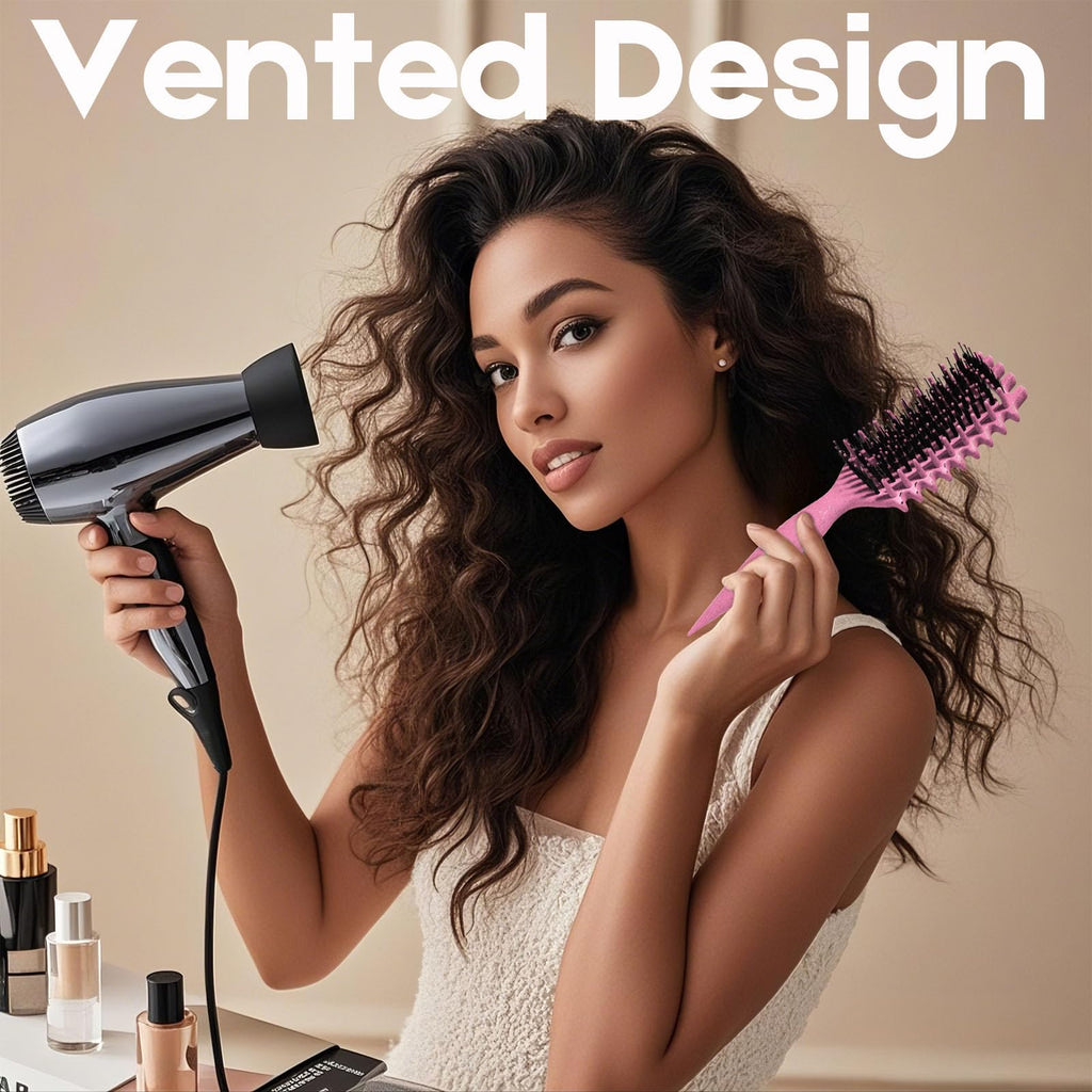 Cepillo para cabello rizado Candybrush Cepillo para definir rizos para desenredar, dar forma y definir rizos para mujeres, hombres, cabello húmedo y seco (Morado)